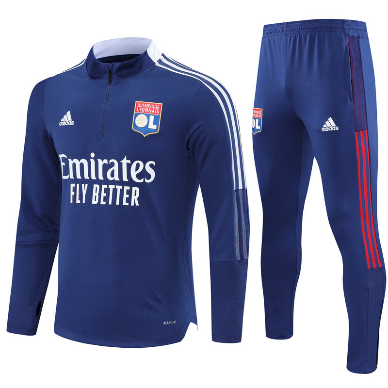 Olympique Lyonnais - Survêtement - 1/2 Zip - Vue de face