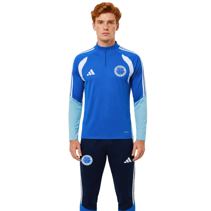 Cruzeiro 26/27 - Tracksuit - 1/2 Zip - Blue and Navy Blue
