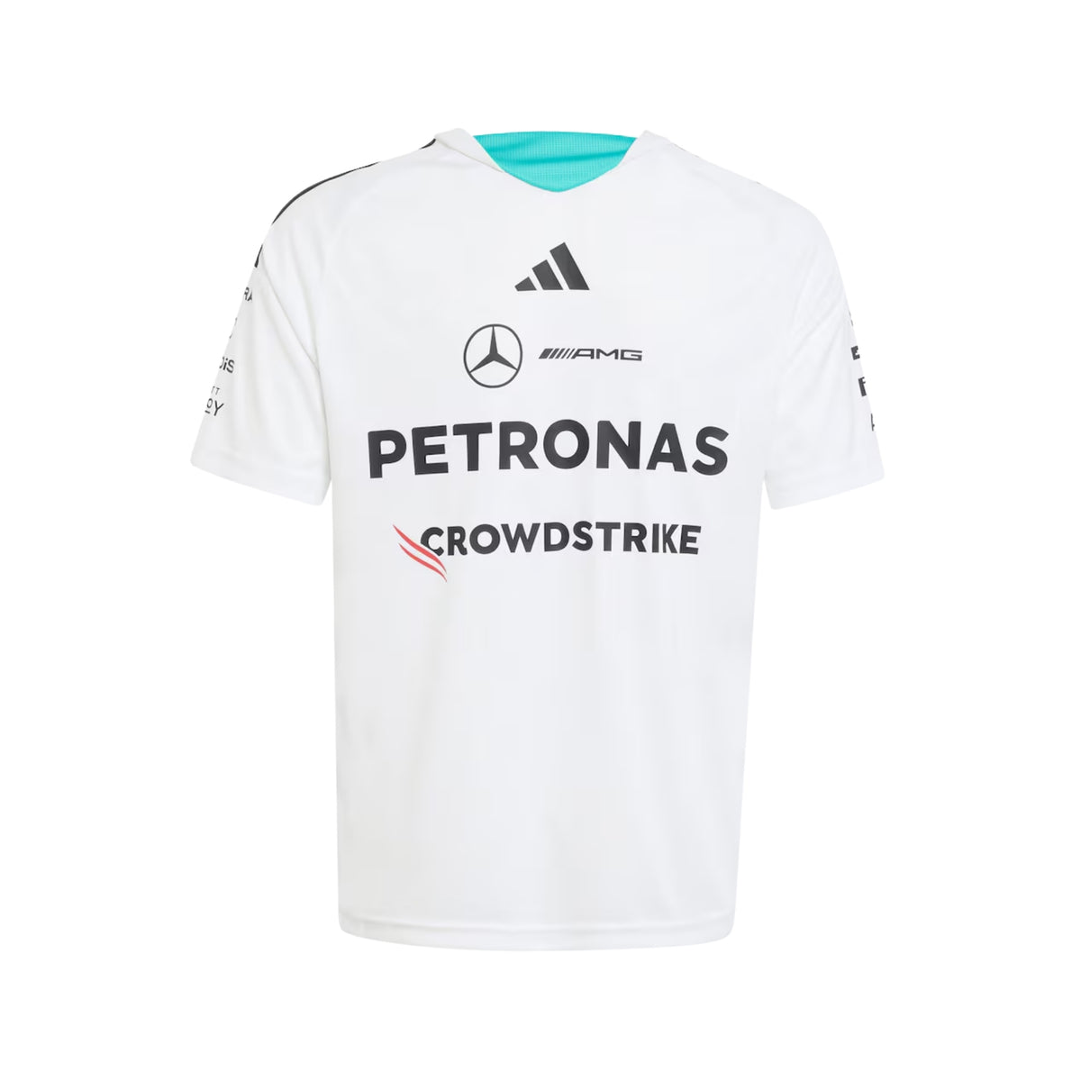 T-Shirt Mercedes AMG Petronas F1 2026 - Blanc - Vue de dos