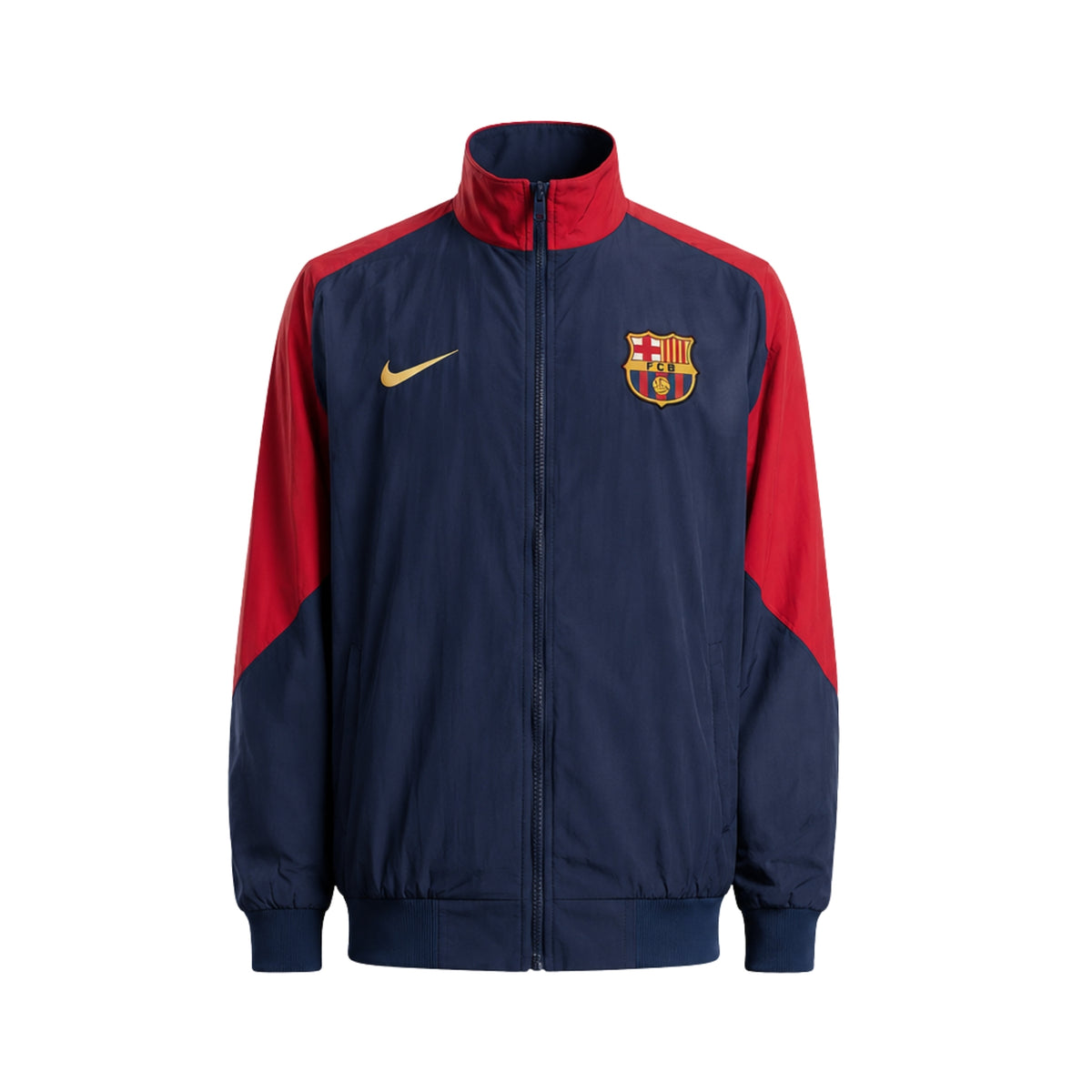 Windbreaker - Barcelona 26/27 - Navy Blue and Red