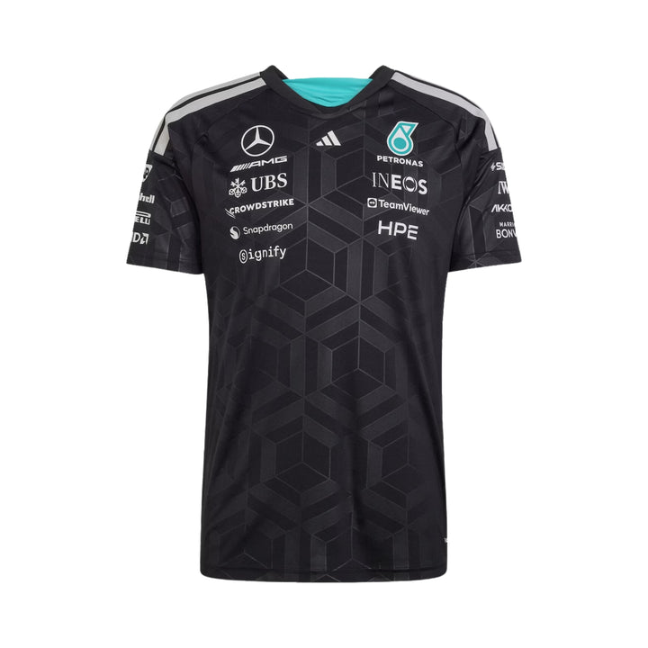 T-Shirt Mercedes AMG Petronas F1 2026 - Noir - Version Équipe