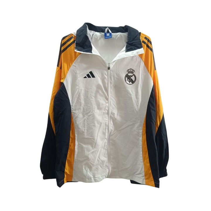 Windbreaker - Real Madrid 25/26 - White, Black and Orange