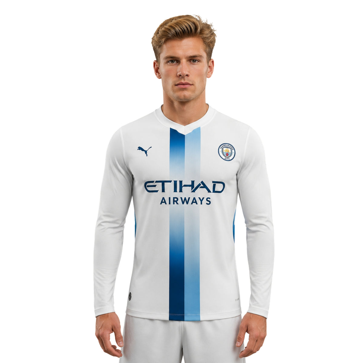 Manchester City Away 26/27 - Long Sleeve - Player Version - White
