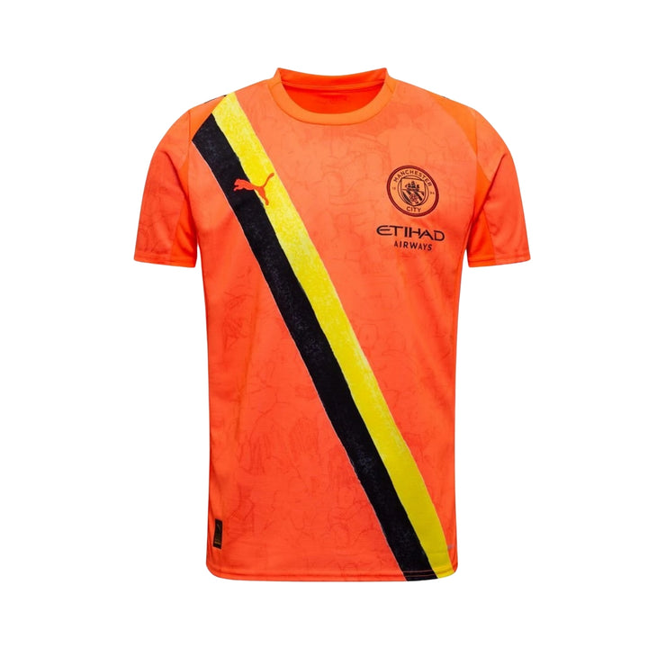 Manchester City Gardiens de But 25/26 - Orange et Noir