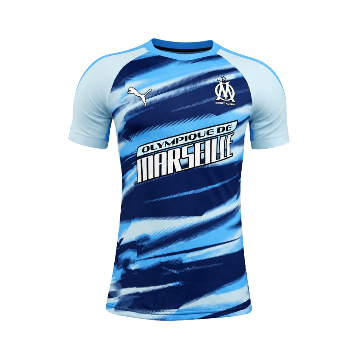 Olympique de Marseille Édition Spéciale 25/26 - Version Joueur - Bleu Clair et Bleu Foncé