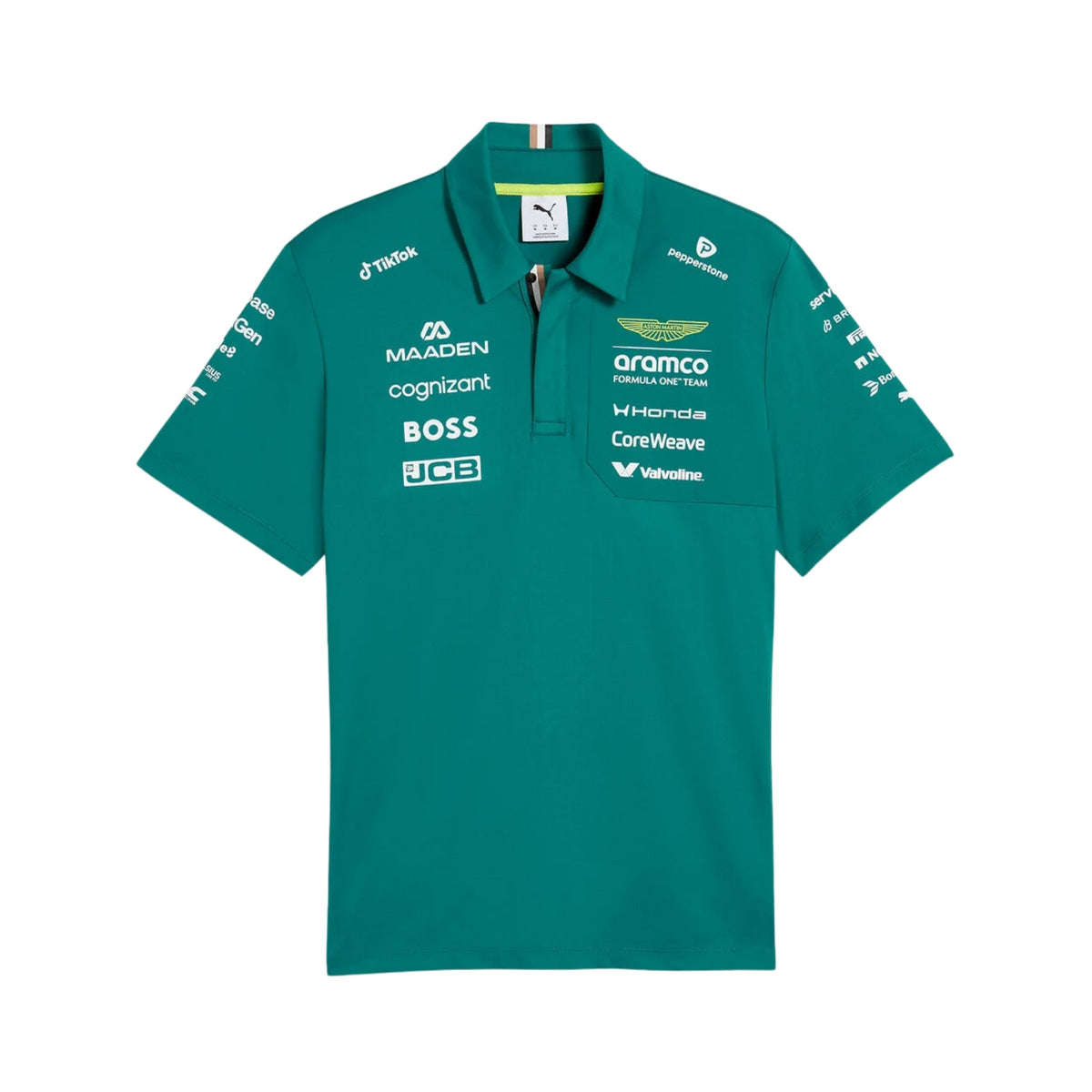 Aston Martin F1 2026 Polo Shirt - Women's Team - Front view