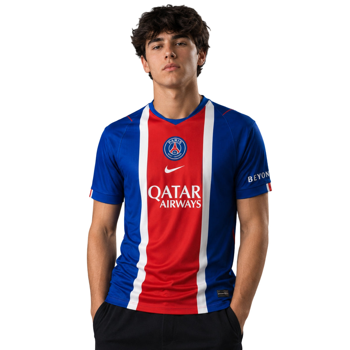 Maillot PSG Domicile 26/27, porté de face