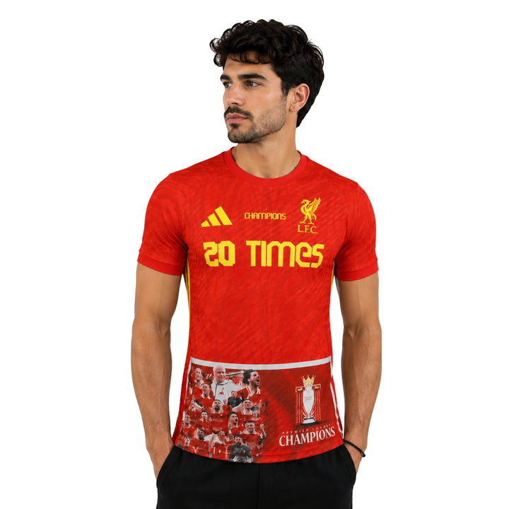 Liverpool Édition Spéciale 25/26 - Version Joueur - Rouge et Jaune