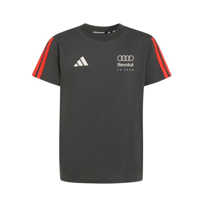 T-Shirt Audi F1 2026 - Gris Anthracite et Rouge