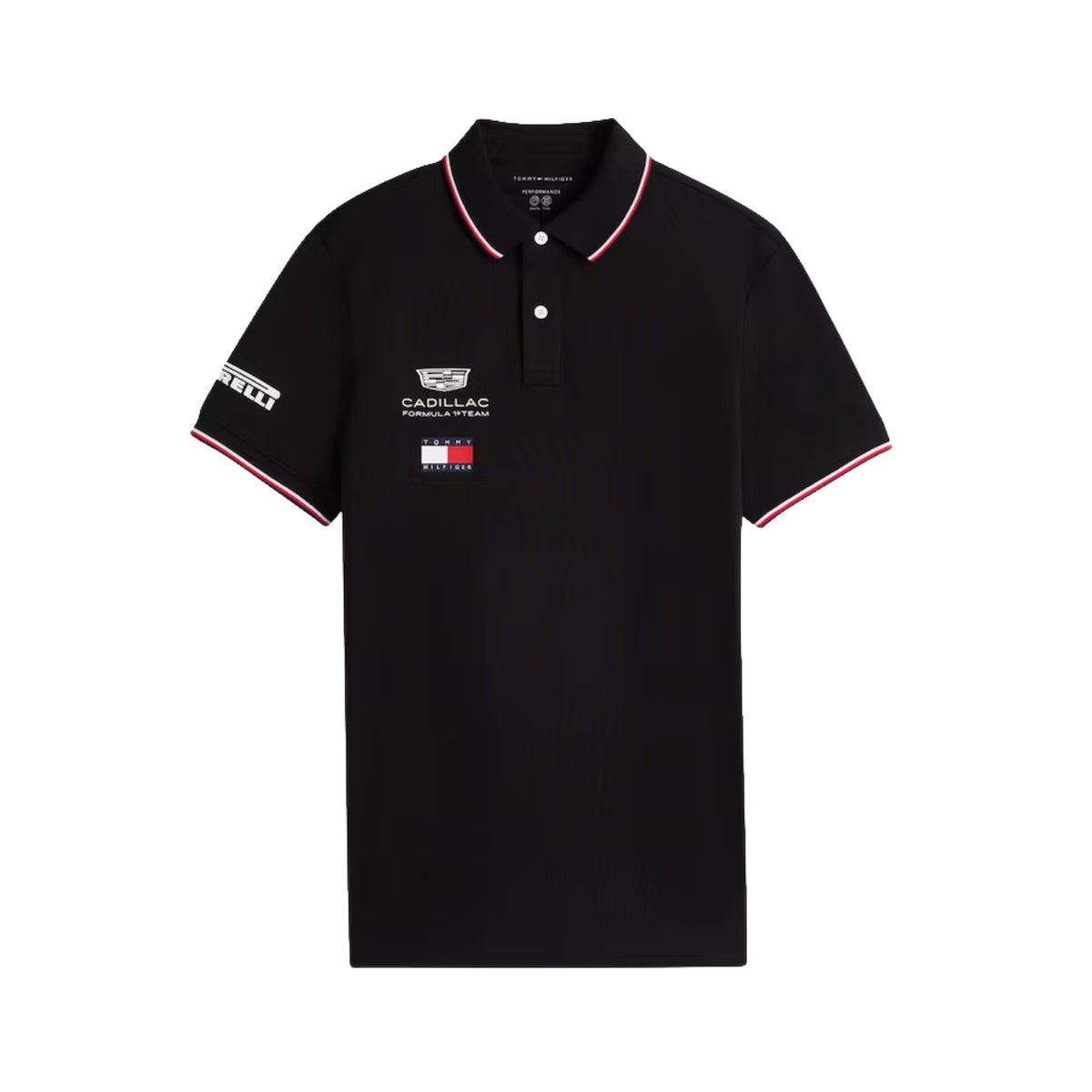 Polo Shirt Cadillac F1 2026 - Black - Front view