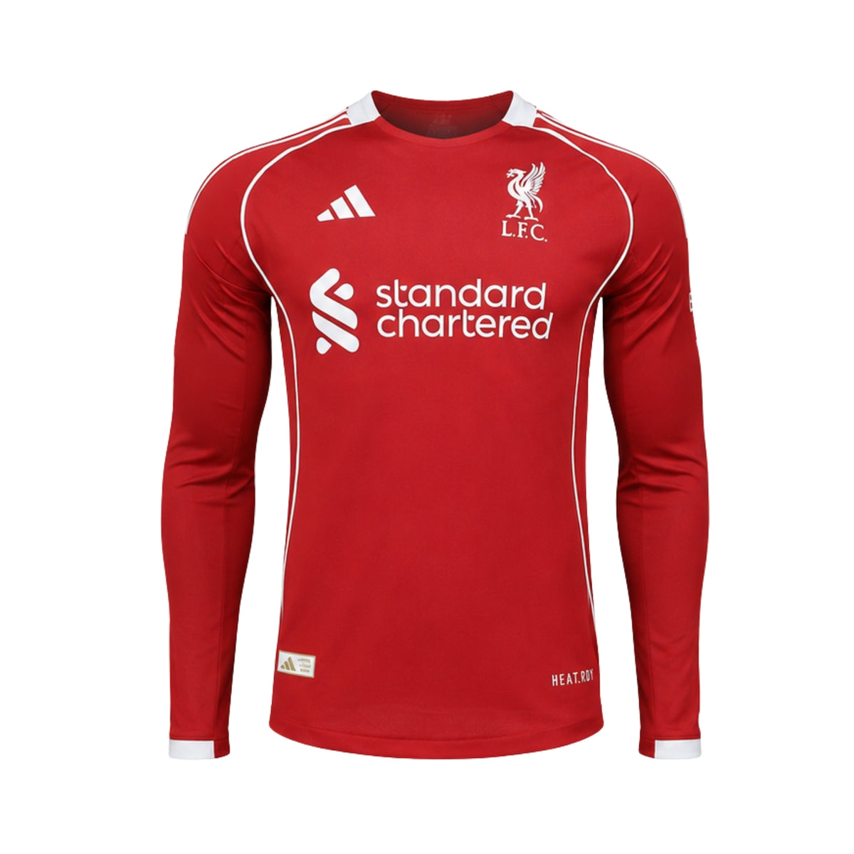Liverpool Domicile 25/26 - Version Joueur - Manches Longues