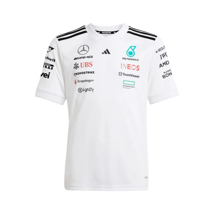 T-Shirt Mercedes AMG Petronas F1 2025 - Blanc