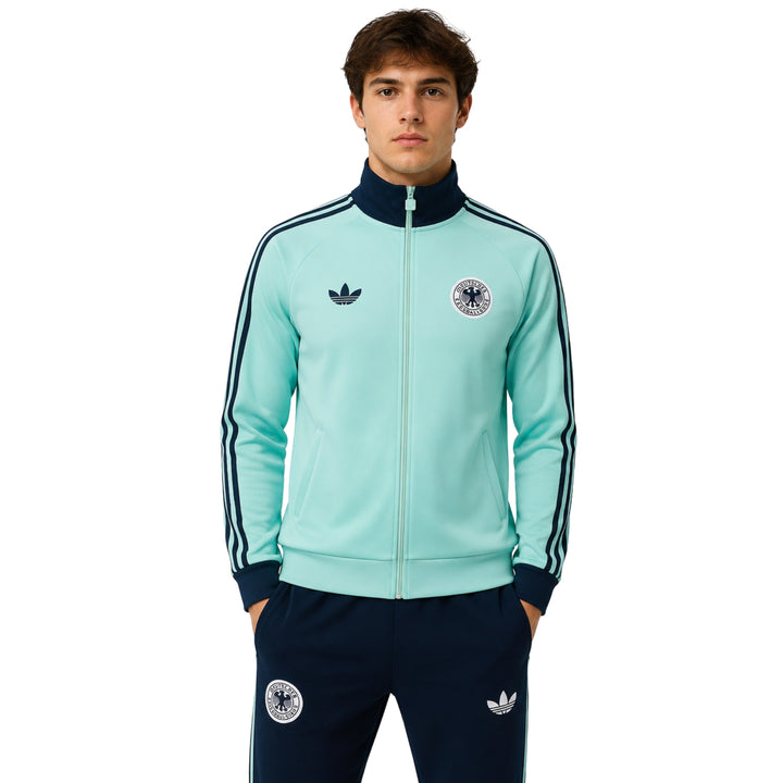 Germany 26/27 - Tracksuit - Full Zip - Light Blue and Navy Blue