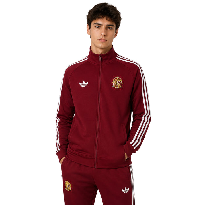 Spain 26/27 - Tracksuit - Full Zip - Burgundy