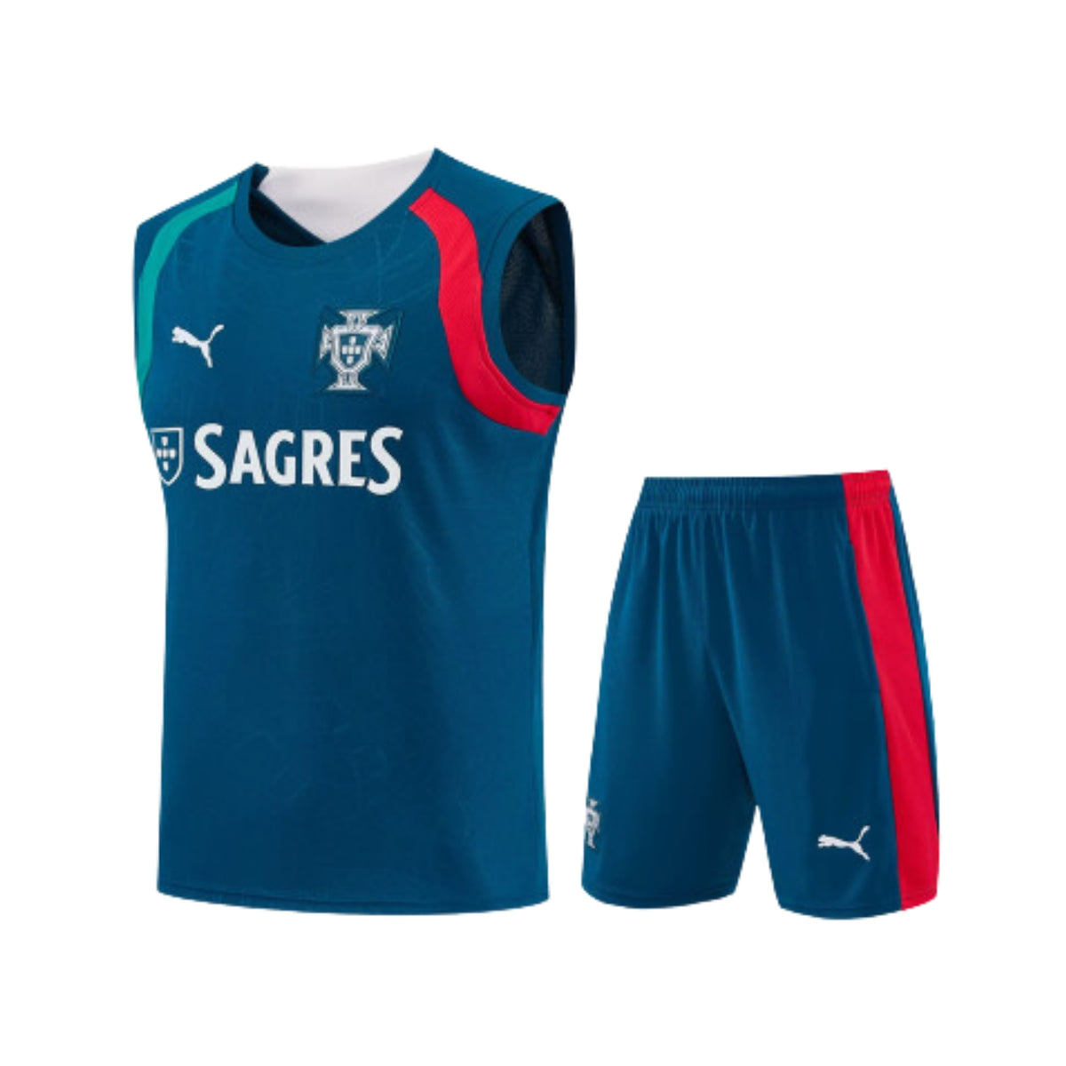 Portugal 26/27 - Training Kit - Sleeveless - Teal