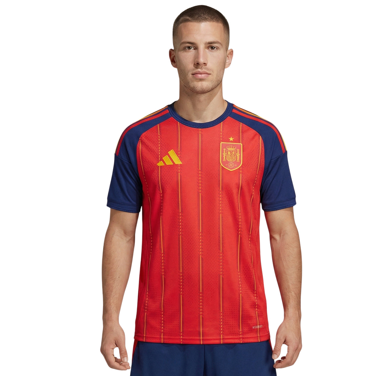Maillot Espagne Domicile 26/27 - Coupe du Monde 2026, porté de face