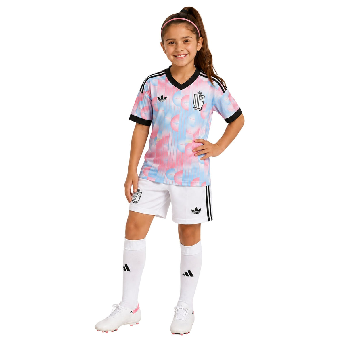 Belgique - Kit Extérieur 26/27 - Coupe du Monde 2026, porté de face