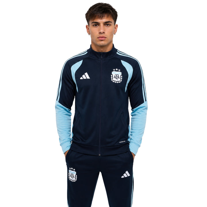 Argentina 26/27 - Tracksuit - Full Zip - Navy Blue and Light Blue