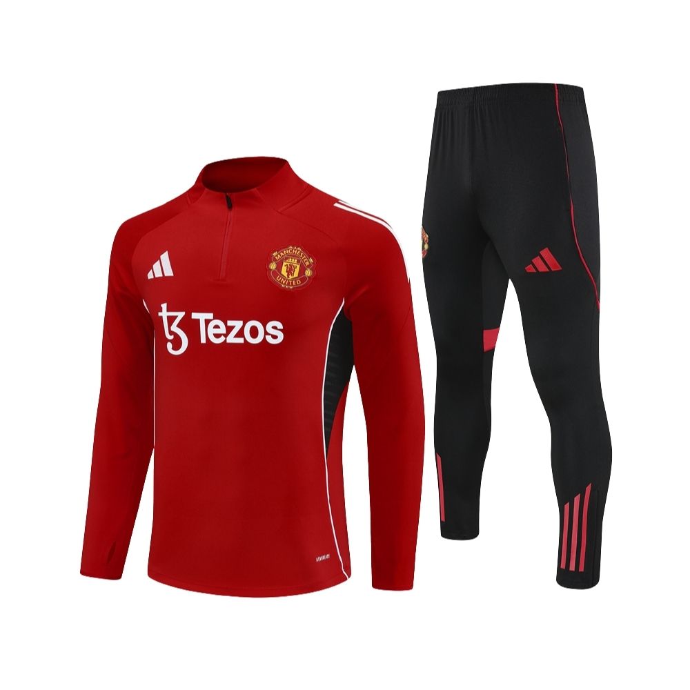 Manchester United 25/26 - Tracksuit - 1/2 Zip - Front view