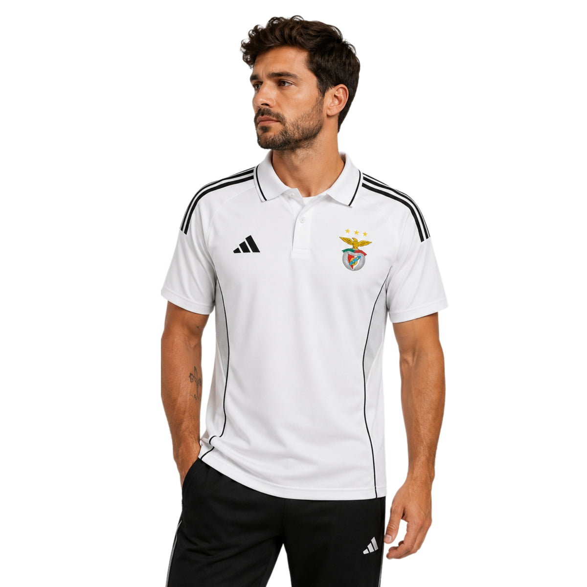 Benfica Polo 25/26 - Blanc 2