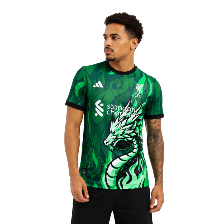 Liverpool Édition Spéciale 25/26 - Version Joueur - Vert et Noir