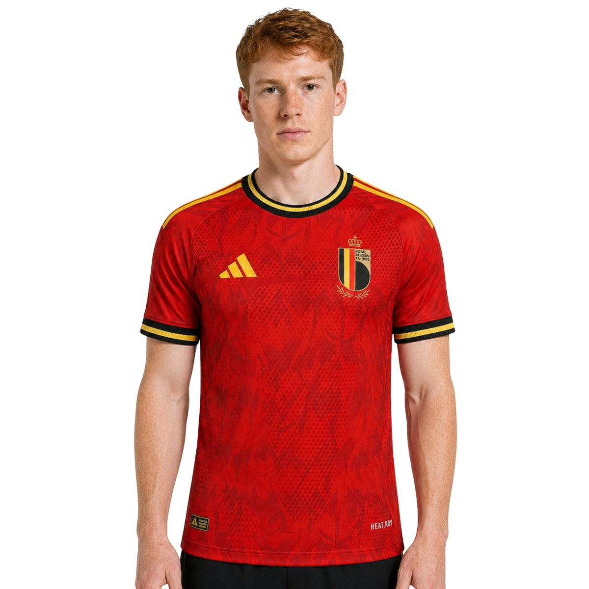 Maillot Belgique Domicile 26/27 - Coupe du Monde 2026 - Version Joueur, porté de face