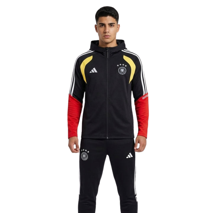 Germany 26/27 - Tracksuit - Full Zip - Black, Yellow and Red 2