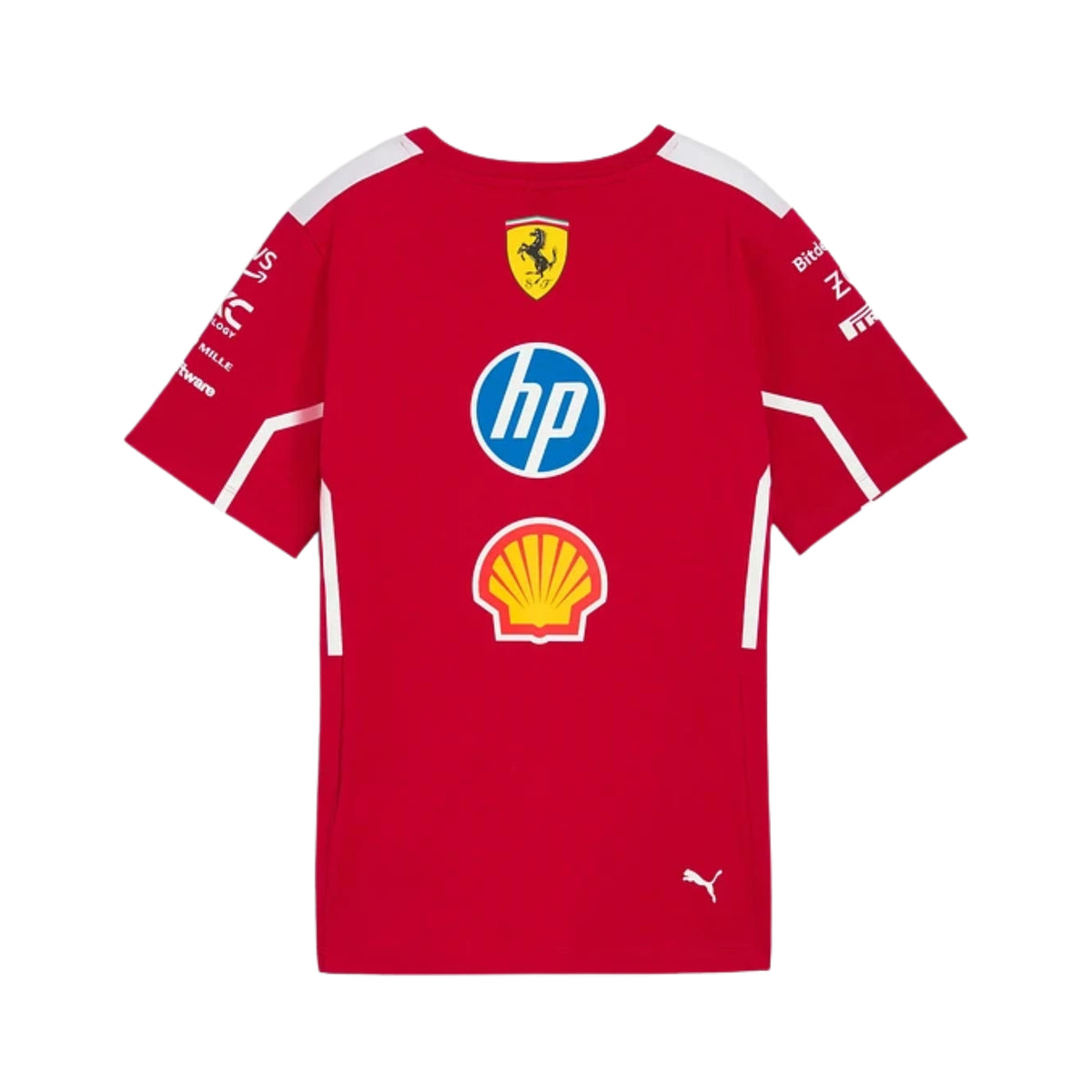 T-Shirt Scuderia Ferrari F1 2025 - Vue de dos