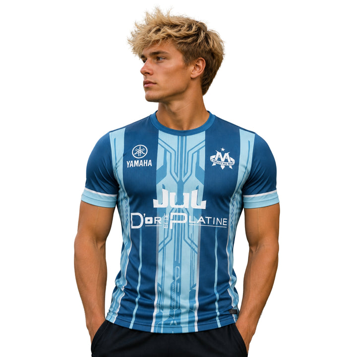 Olympique de Marseille Édition Spéciale 25/26 - Version Joueur - Bleu et Bleu Clair