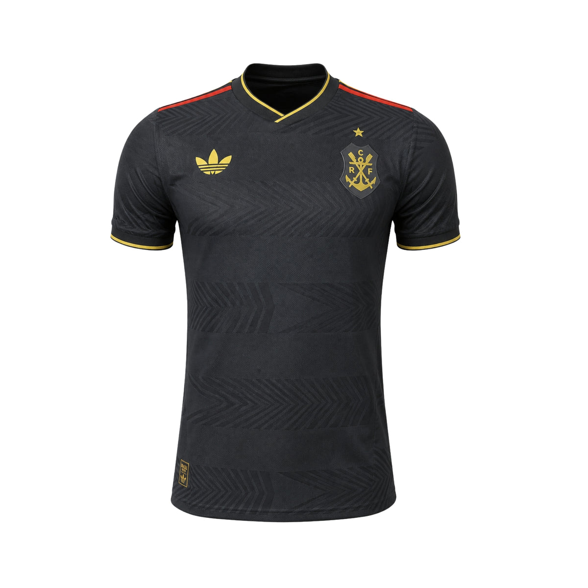 Flamengo Édition Spéciale 25/26 - Version Joueur - Gris Anthracite et Doré
