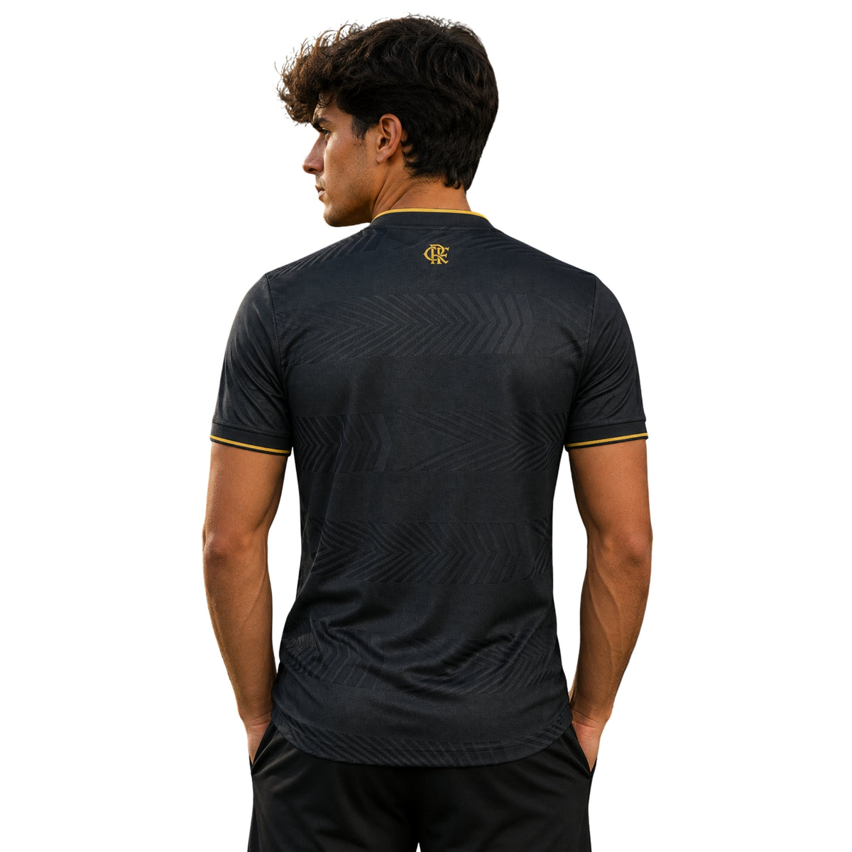 Flamengo Édition Spéciale 25/26 - Version Joueur - Gris Anthracite et Doré