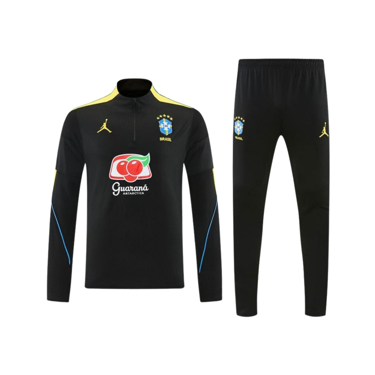 Brésil 26/27 - Survêtement - 1/2 Zip - Noir