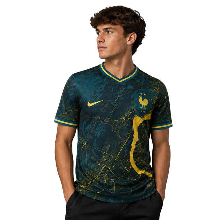 France Édition Spéciale 26/27 - Coupe du Monde 2026 - Version Joueur - Vert et Doré