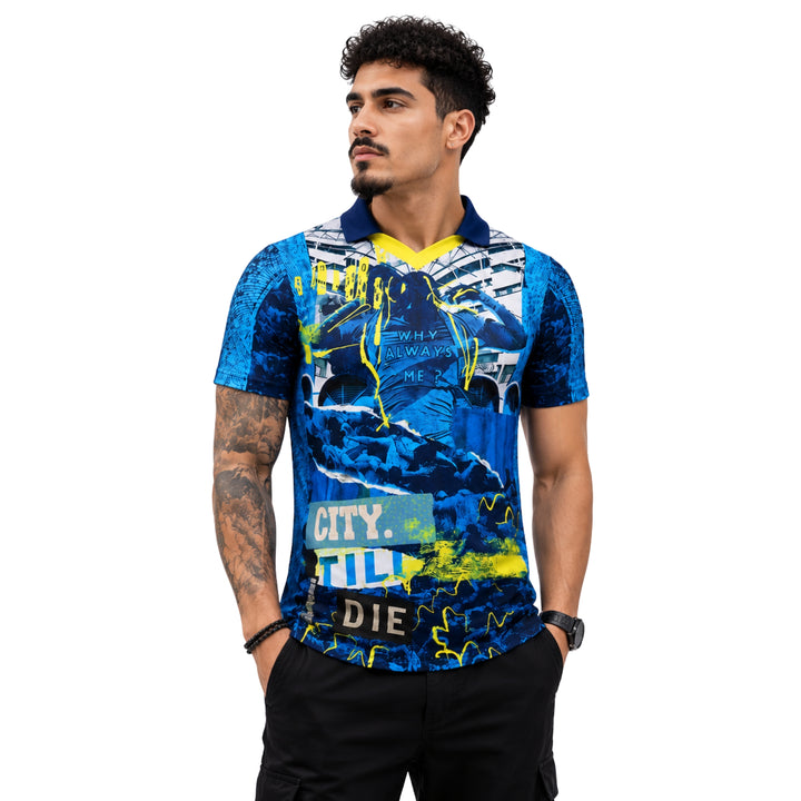Manchester City Édition Spéciale 25/26 - Version Joueur - Bleu et Jaune