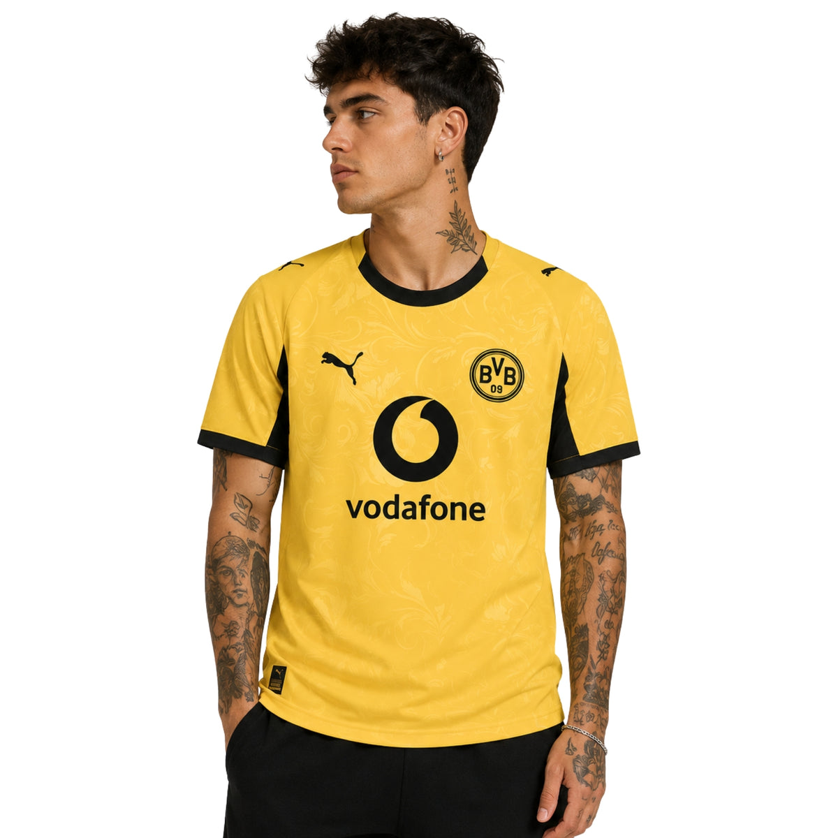 Maillot Borussia Dortmund Édition Spéciale 25/26, porté de face