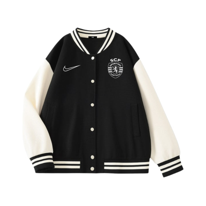 Veste d'entraînement - Sporting 25/26 - Noir et Blanc